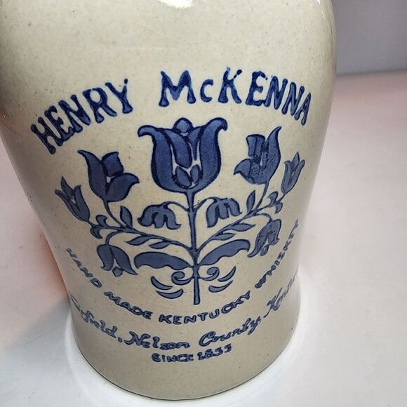 Vintage Henry Mckenna Kentucky Bourbon Whiskey Jug Half Gallon U.S. Empty - Picture 5 of 8